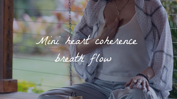 Mini heart coherence breath flow (YouTube Thumbnail)
