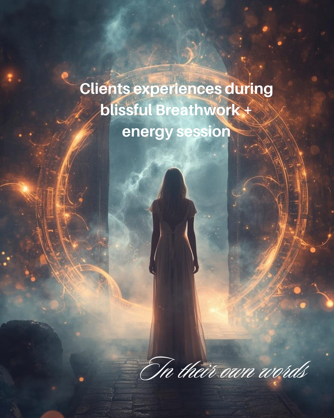 Clients experience during blissful breath + energy flow ~ angelic light edition (1)